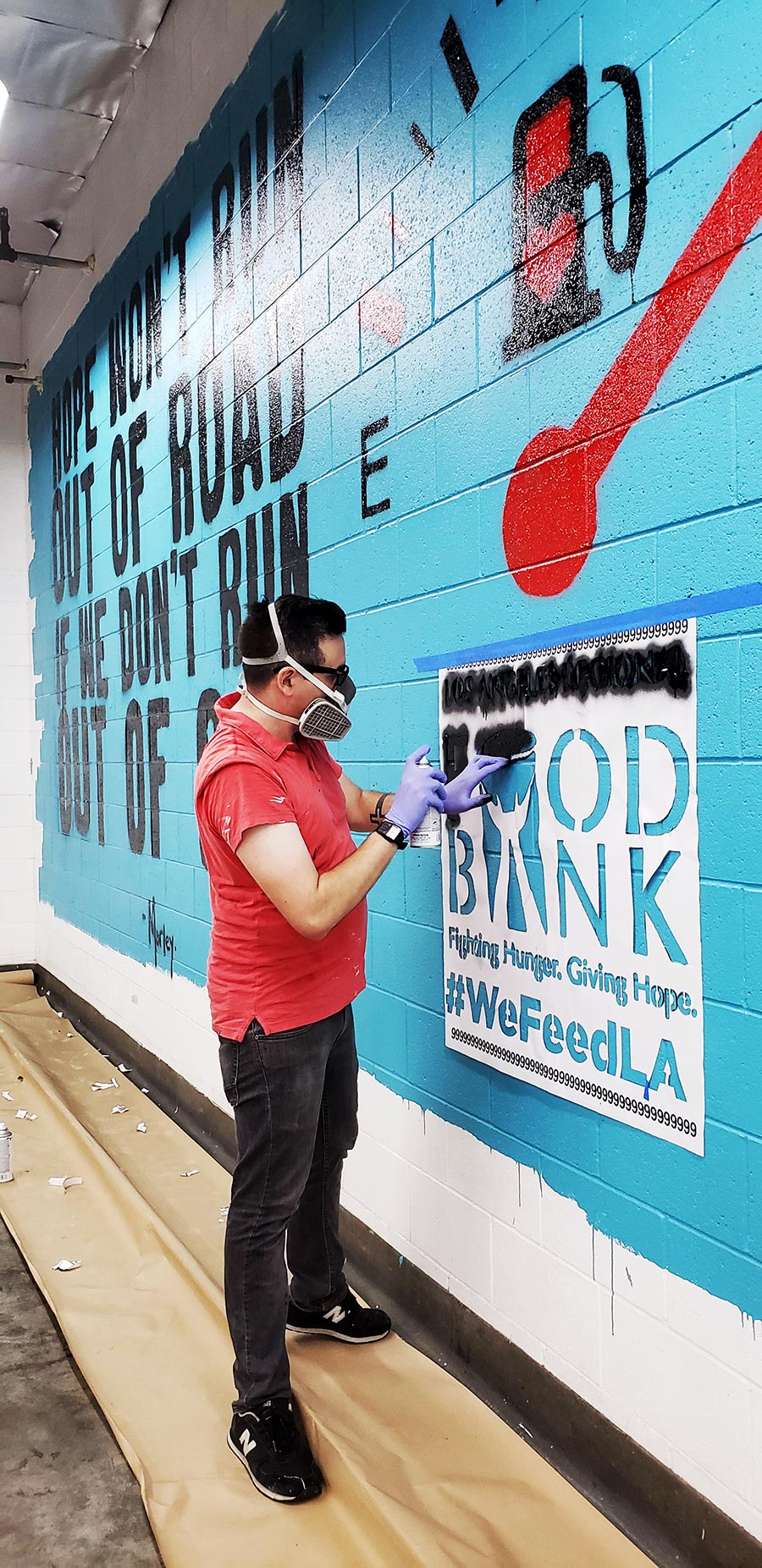 Morley-900-1852 Morley volunteering at the Los Angeles Regional Food Bank