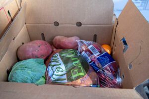 box of food