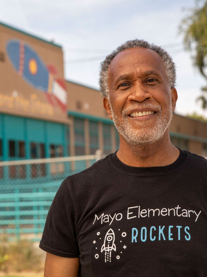 Mayo Elementary Principal Fleming Robertson