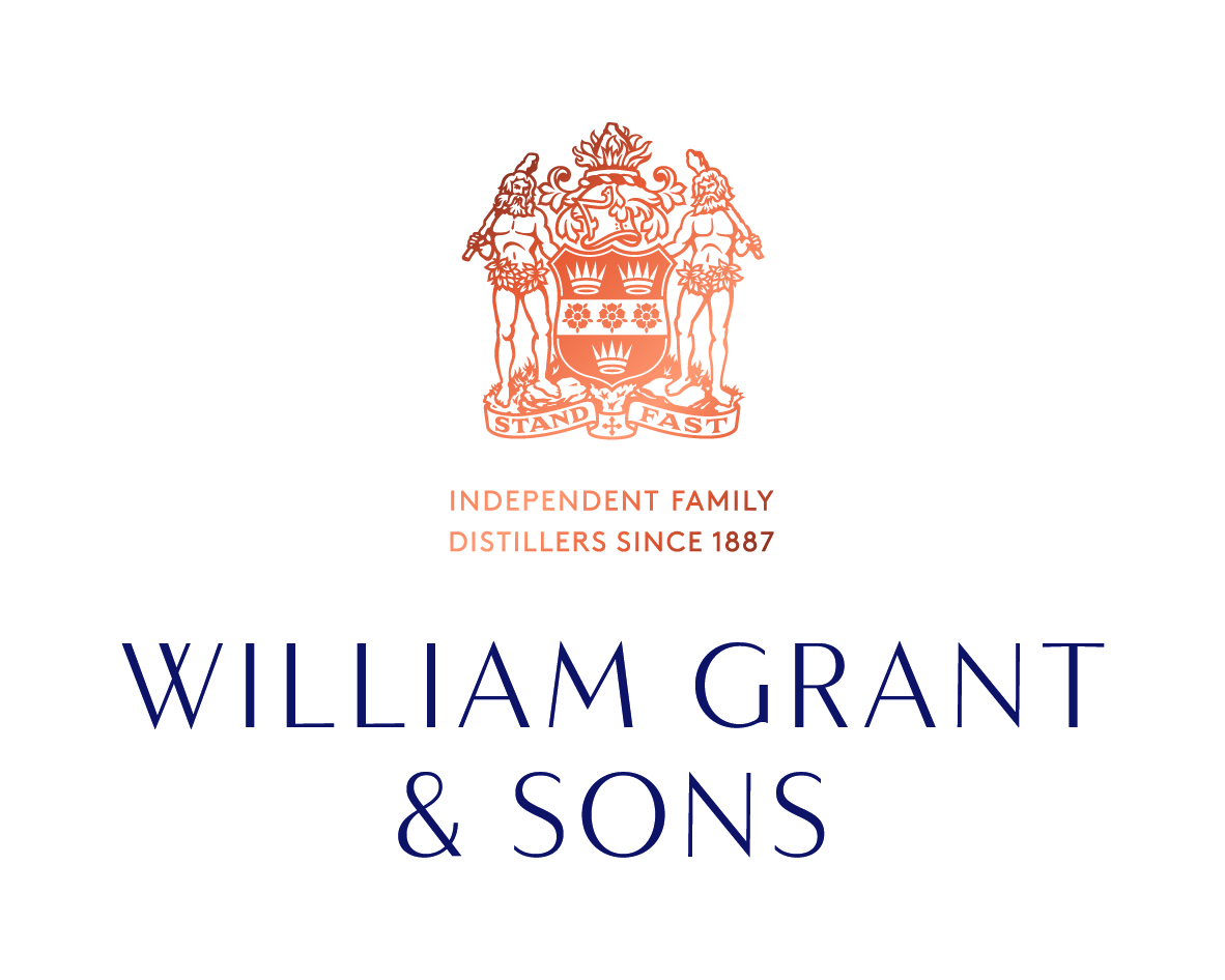 WGS LOGO White & Copper William Grant & Sons logo