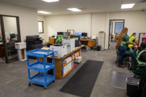 Inventory Control Office at the City of Industry Warehouse