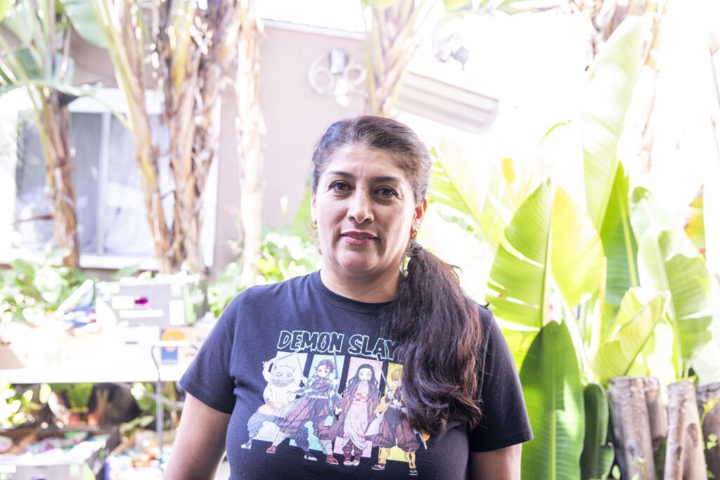 Fabiola, food recipient at Word International