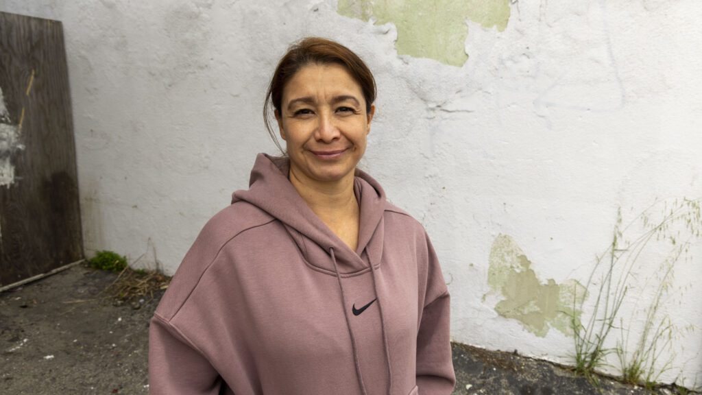 Connie, food recipient at Santa Clarity Valley Food Pantry