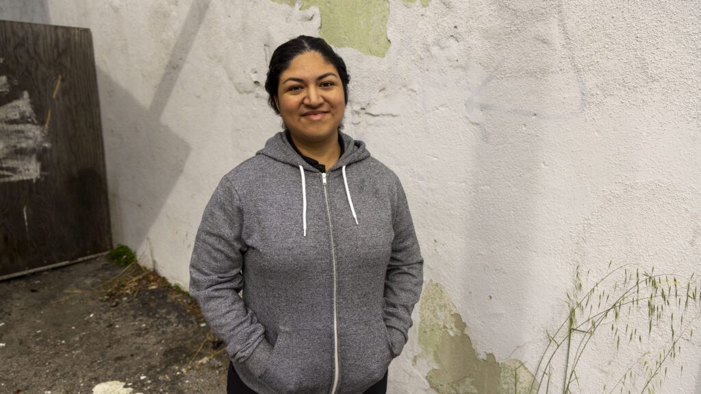 Giovanna, food recipient at Santa Clarita Valley Food Pantry
