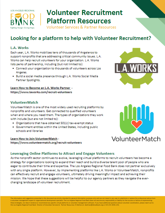 Volunteer-Resources Volunteer Recruitment Platform Resources