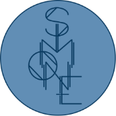 A circular blue logo with the word "SOMEONE" vertically arranged in a stylized, overlapping font, subtly reflecting the community spirit akin to the Los Angeles Regional Food Bank.